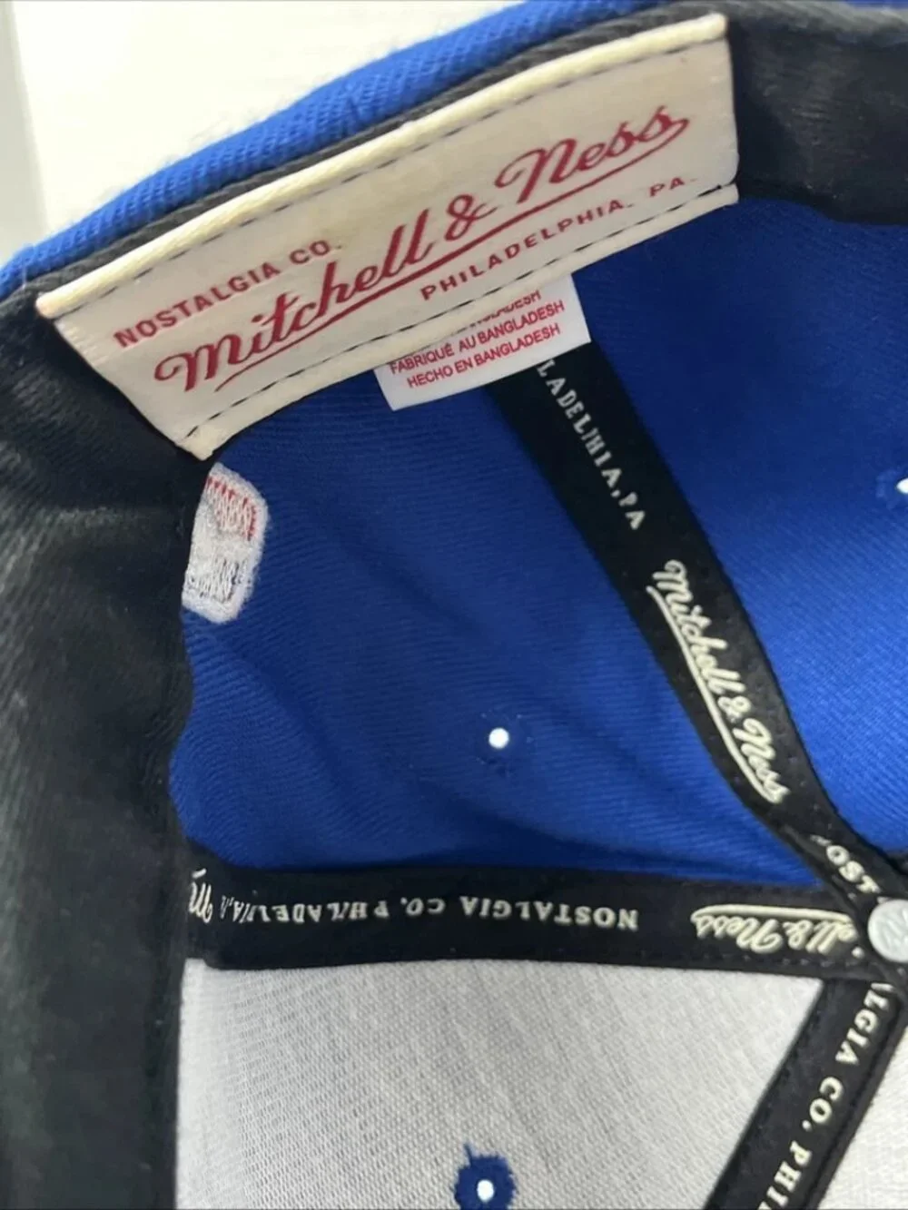 Mitchell & Ness Philadelphia 76ers Hardwood Classics Snapback Hat Lebron James